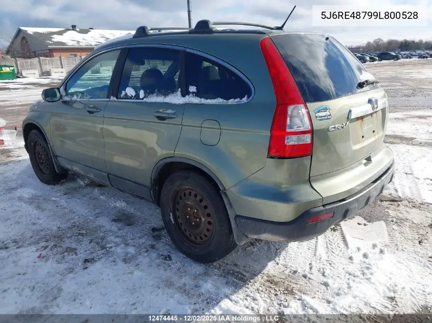 5J6RE48799L800528 2009 Honda Cr-V Ex-L