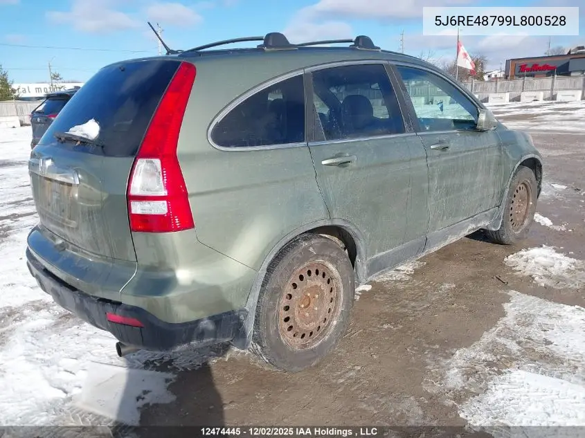 5J6RE48799L800528 2009 Honda Cr-V Ex-L