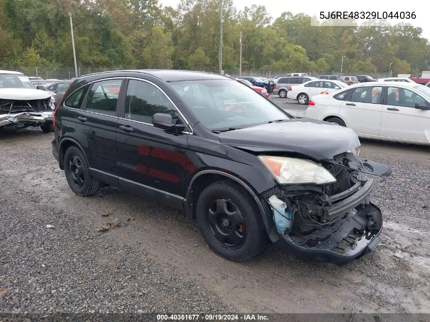 2009 Honda Cr-V Lx VIN: 5J6RE48329L044036 Lot: 40351677