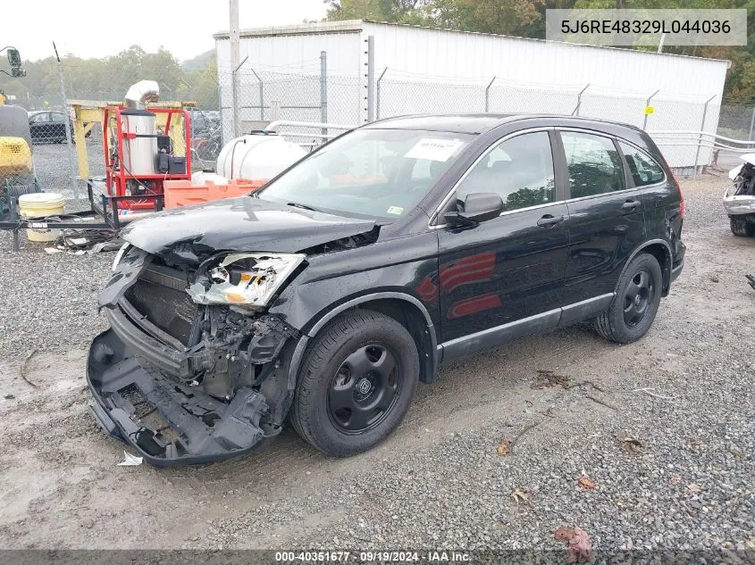 5J6RE48329L044036 2009 Honda Cr-V Lx