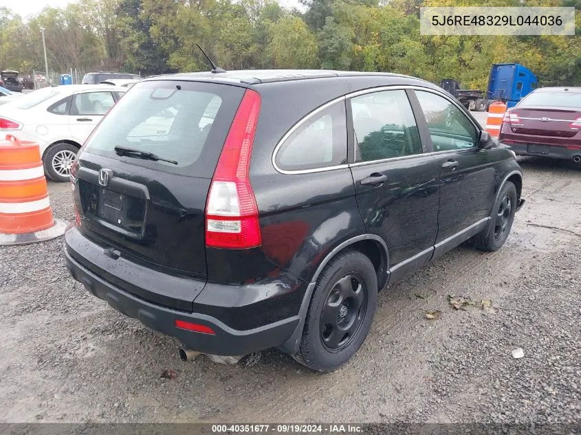 2009 Honda Cr-V Lx VIN: 5J6RE48329L044036 Lot: 40351677