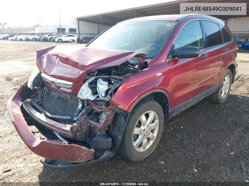 JHLRE48549C009041 2009 Honda Cr-V Ex