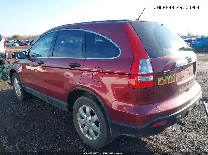 JHLRE48549C009041 2009 Honda Cr-V Ex