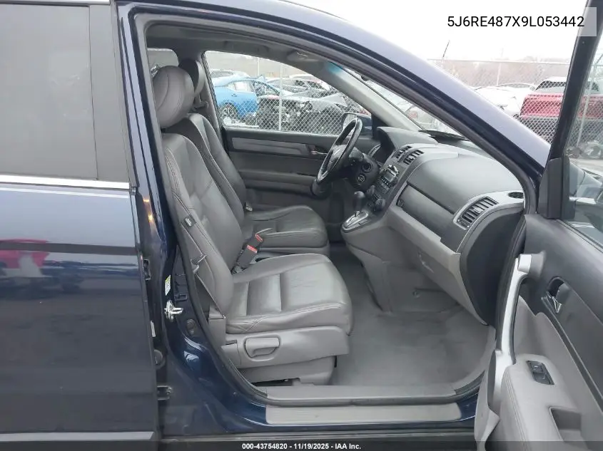 5J6RE487X9L053442 2009 Honda Cr-V Ex-L