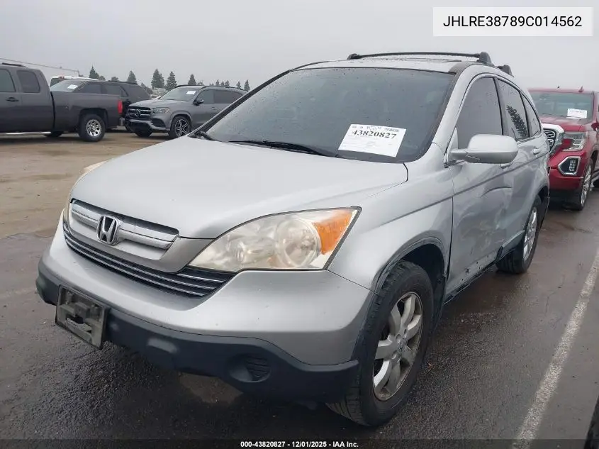 JHLRE38789C014562 2009 Honda Cr-V Ex-L
