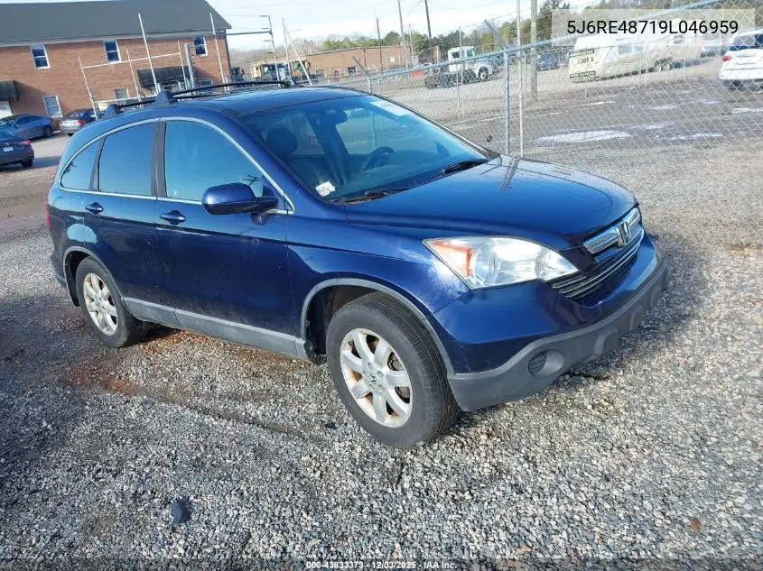 5J6RE48719L046959 2009 Honda Cr-V Ex-L