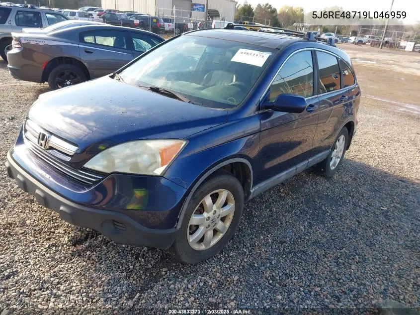 5J6RE48719L046959 2009 Honda Cr-V Ex-L
