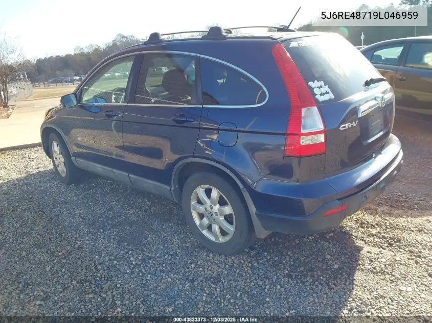 5J6RE48719L046959 2009 Honda Cr-V Ex-L