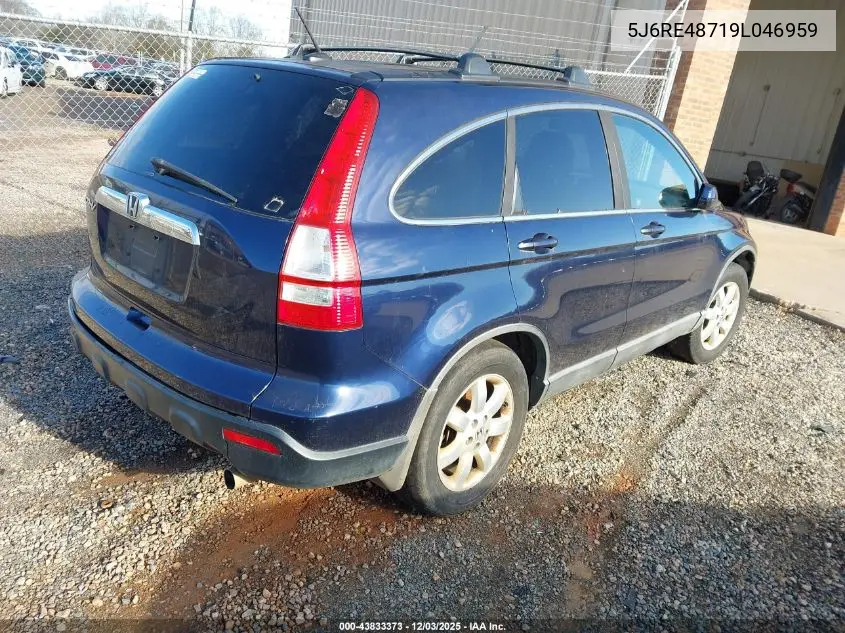 5J6RE48719L046959 2009 Honda Cr-V Ex-L