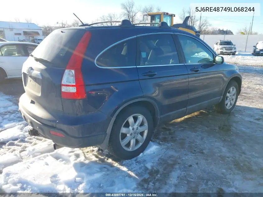 5J6RE48749L068244 2009 Honda Cr-V Ex-L