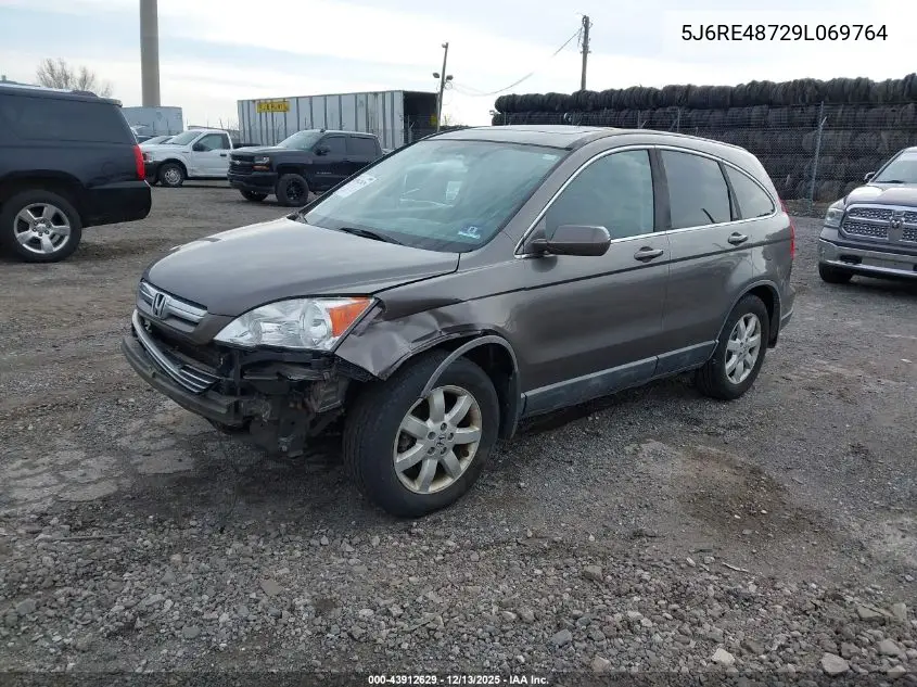5J6RE48729L069764 2009 Honda Cr-V Ex-L