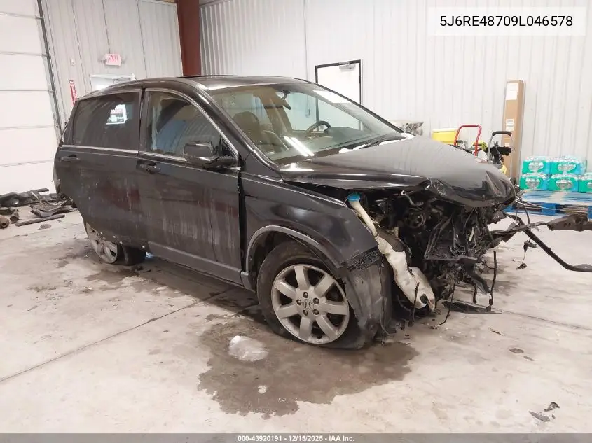 5J6RE48709L046578 2009 Honda Cr-V Ex-L