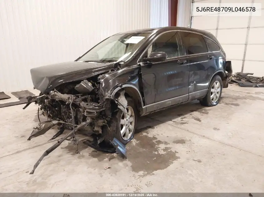 5J6RE48709L046578 2009 Honda Cr-V Ex-L