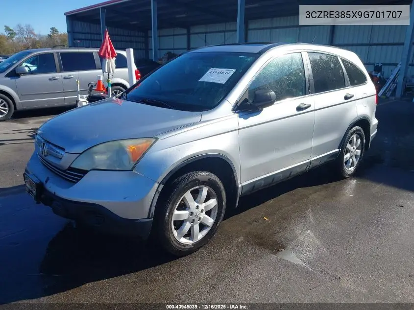 3CZRE385X9G701707 2009 Honda Cr-V Ex