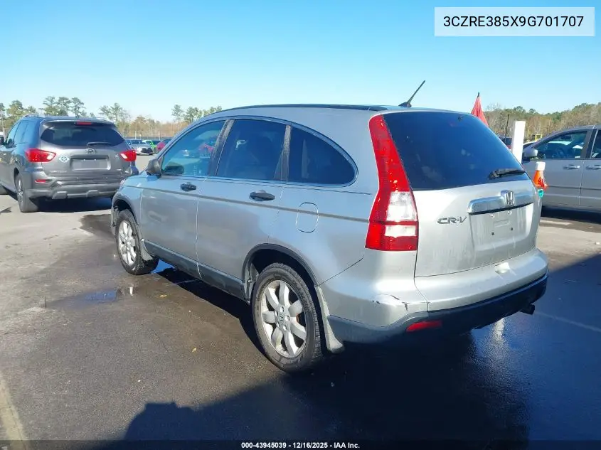 3CZRE385X9G701707 2009 Honda Cr-V Ex
