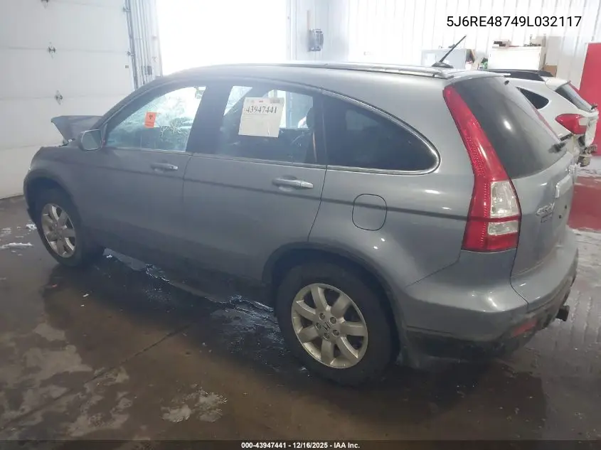 5J6RE48749L032117 2009 Honda Cr-V Ex-L