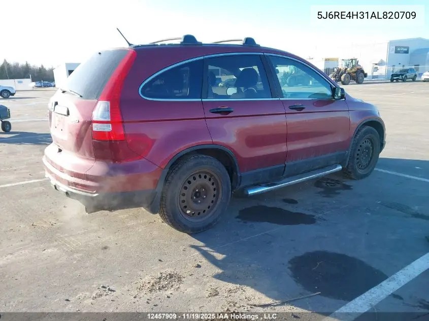5J6RE4H31AL820709 2010 Honda Cr-V Lx
