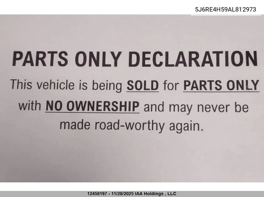 5J6RE4H59AL812973 2010 Honda Cr-V Ex
