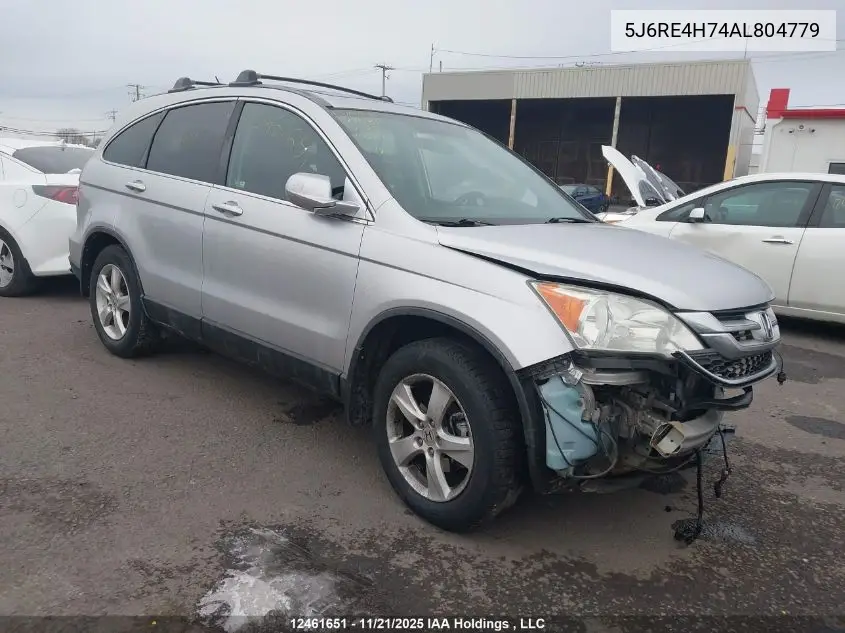 5J6RE4H74AL804779 2010 Honda Cr-V Ex-L