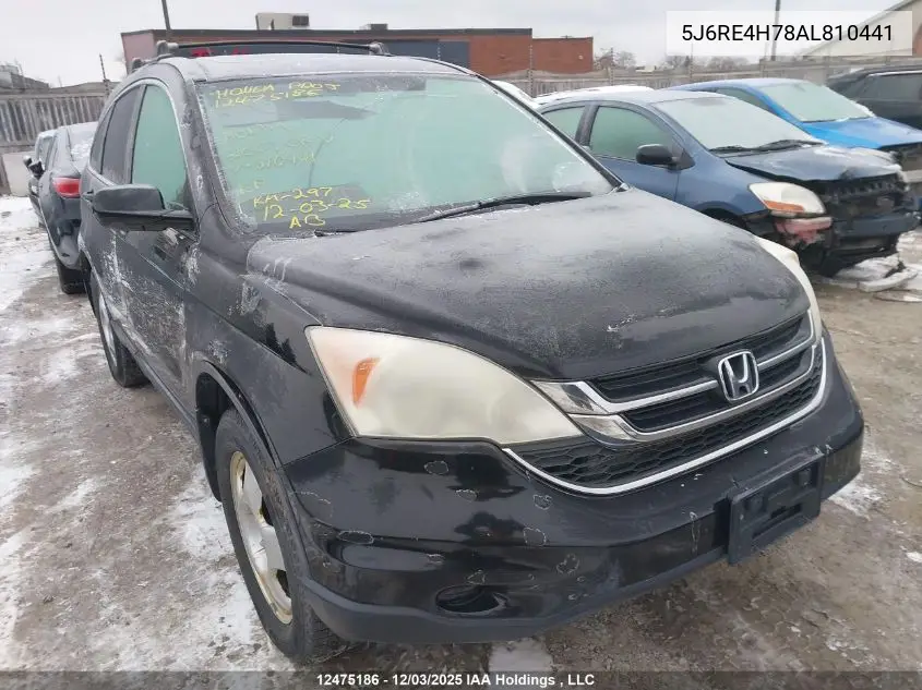 5J6RE4H78AL810441 2010 Honda Cr-V Ex-L