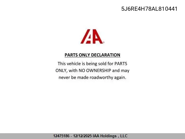 5J6RE4H78AL810441 2010 Honda Cr-V Ex-L