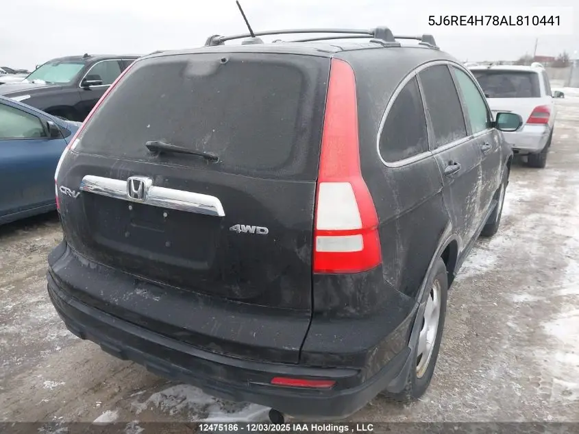 5J6RE4H78AL810441 2010 Honda Cr-V Ex-L