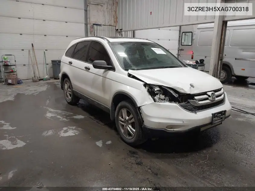 3CZRE3H5XAG700318 2010 Honda Cr-V Ex