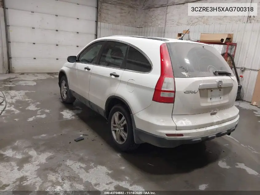 3CZRE3H5XAG700318 2010 Honda Cr-V Ex