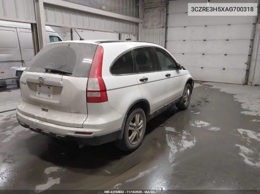3CZRE3H5XAG700318 2010 Honda Cr-V Ex