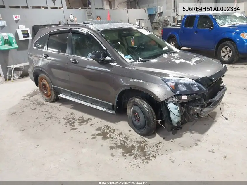 5J6RE4H51AL002334 2010 Honda Cr-V Ex