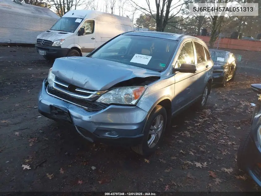 5J6RE4H57AL051313 2010 Honda Cr-V Ex