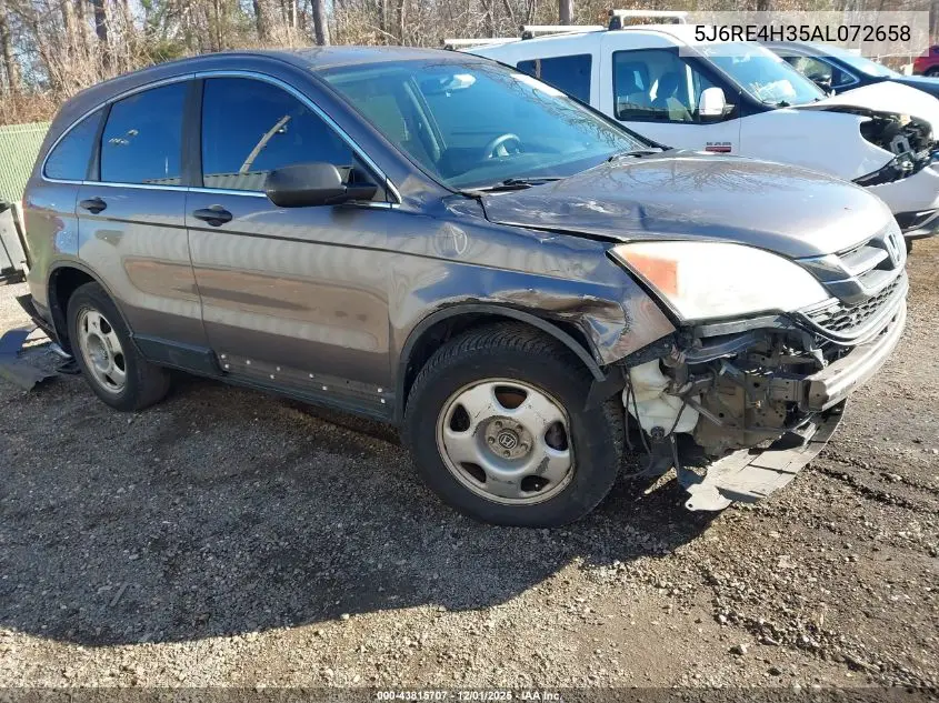 5J6RE4H35AL072658 2010 Honda Cr-V Lx