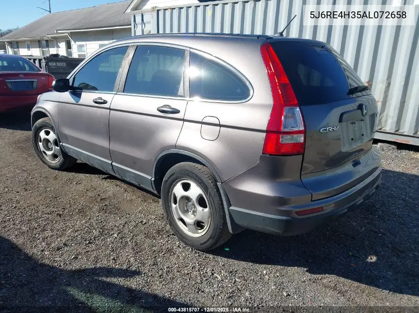 5J6RE4H35AL072658 2010 Honda Cr-V Lx