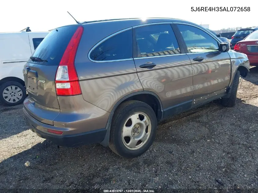 5J6RE4H35AL072658 2010 Honda Cr-V Lx