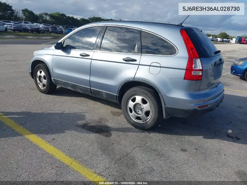 5J6RE3H36AL028730 2010 Honda Cr-V Lx