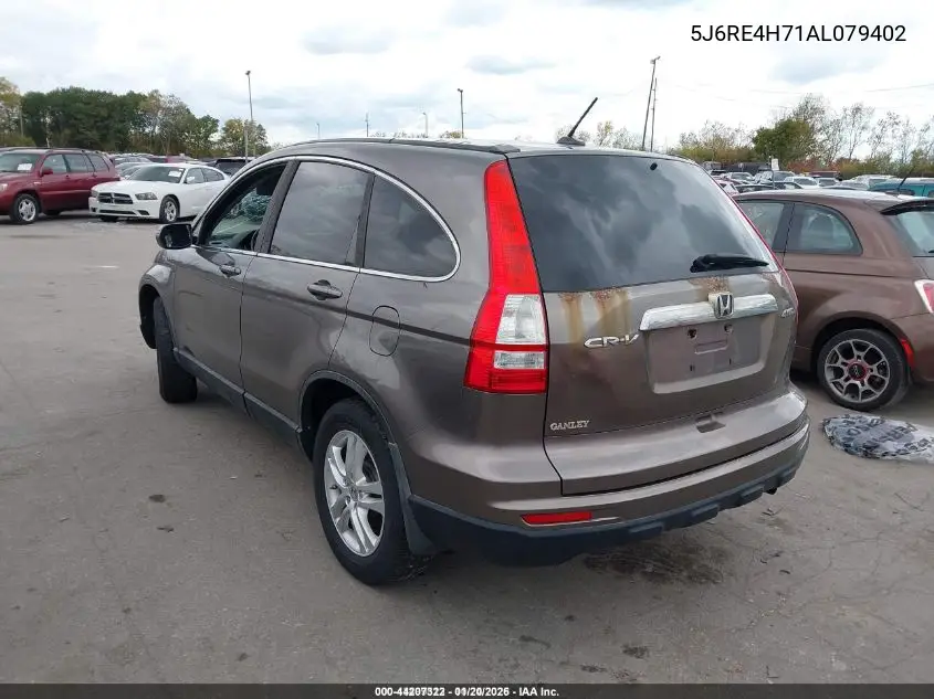 5J6RE4H71AL079402 2010 Honda Cr-V Ex-L
