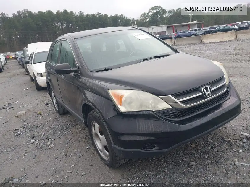 5J6RE3H33AL036719 2010 Honda Cr-V Lx