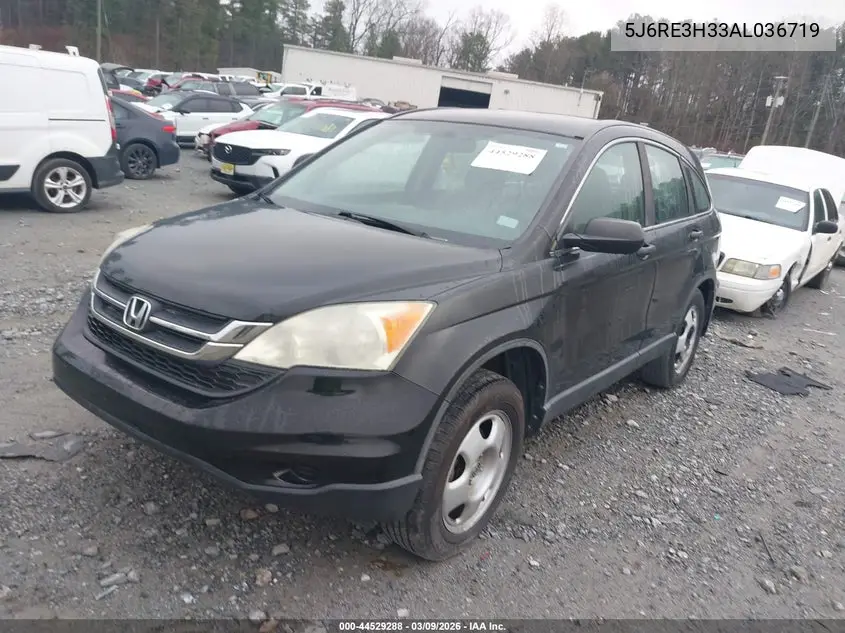 5J6RE3H33AL036719 2010 Honda Cr-V Lx