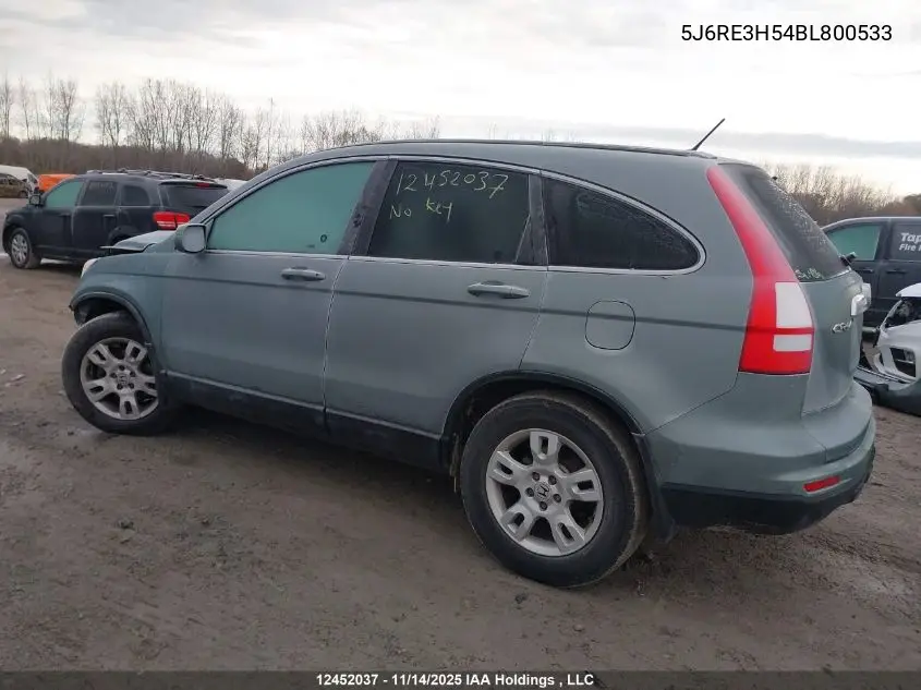 5J6RE3H54BL800533 2011 Honda Cr-V Ex