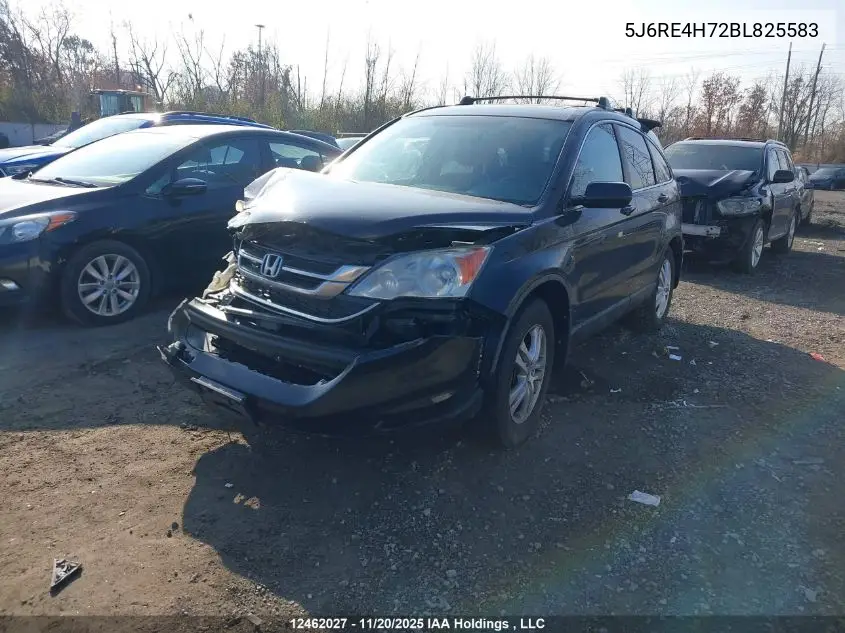 5J6RE4H72BL825583 2011 Honda Cr-V Exl