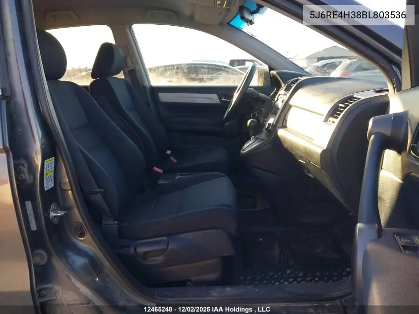5J6RE4H38BL803536 2011 Honda Cr-V Lx