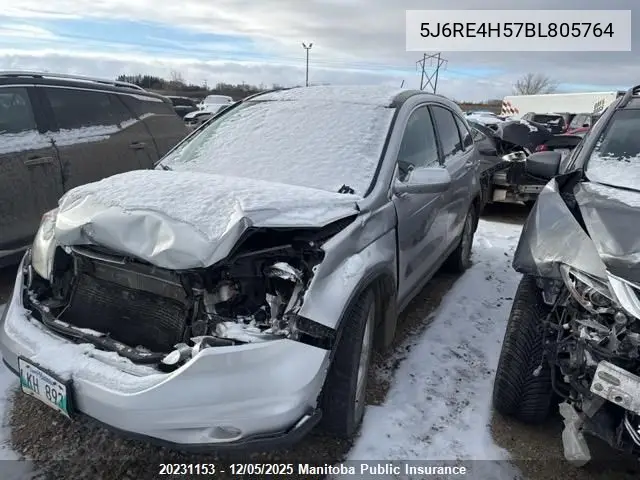 5J6RE4H57BL805764 2011 Honda Cr-V Ex