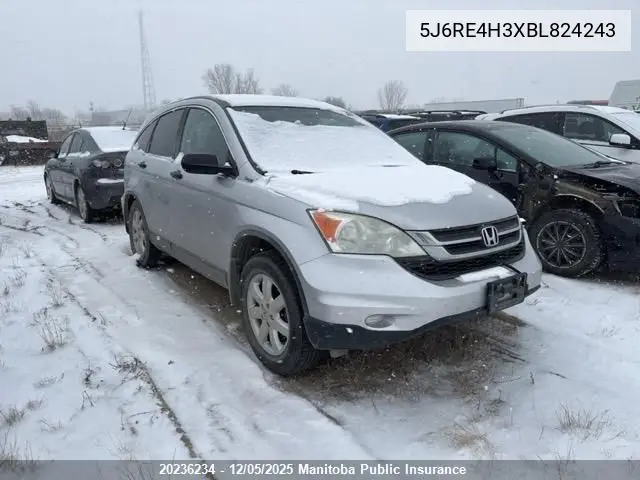 5J6RE4H3XBL824243 2011 Honda Cr-V Lx