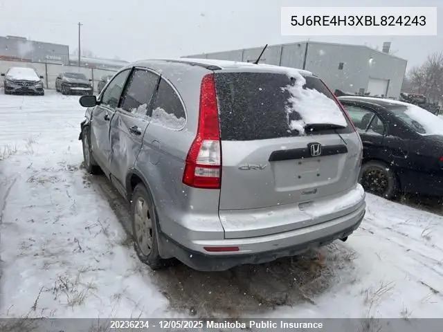 5J6RE4H3XBL824243 2011 Honda Cr-V Lx
