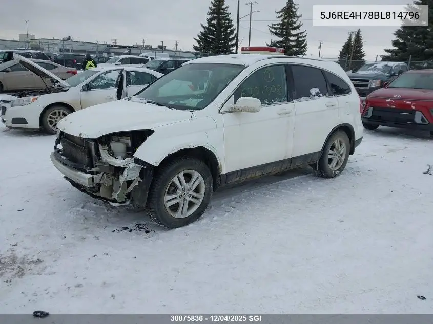 5J6RE4H78BL814796 2011 Honda Cr-V Exl