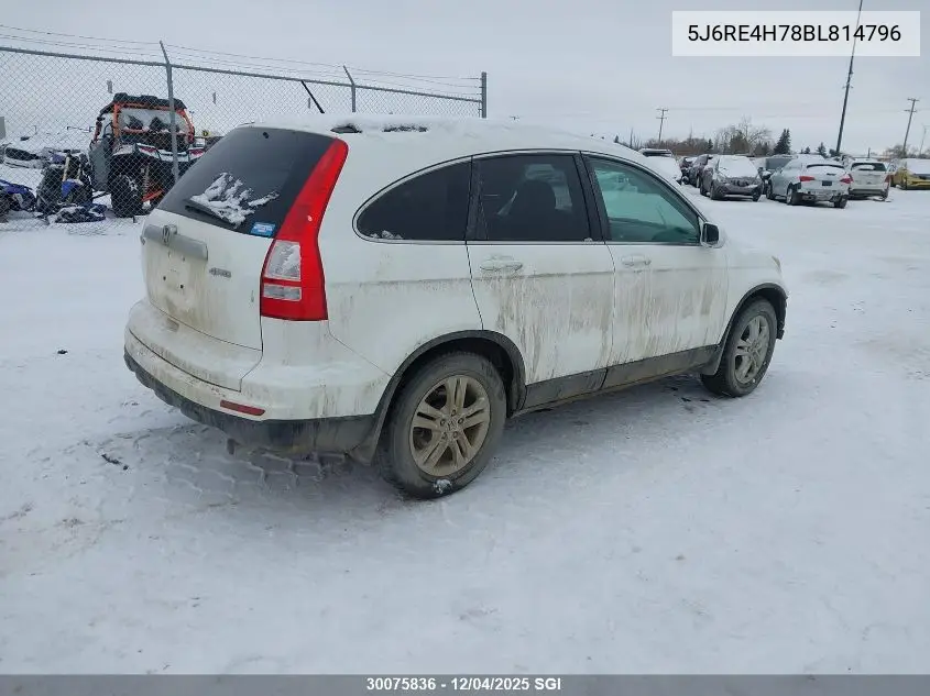 5J6RE4H78BL814796 2011 Honda Cr-V Exl