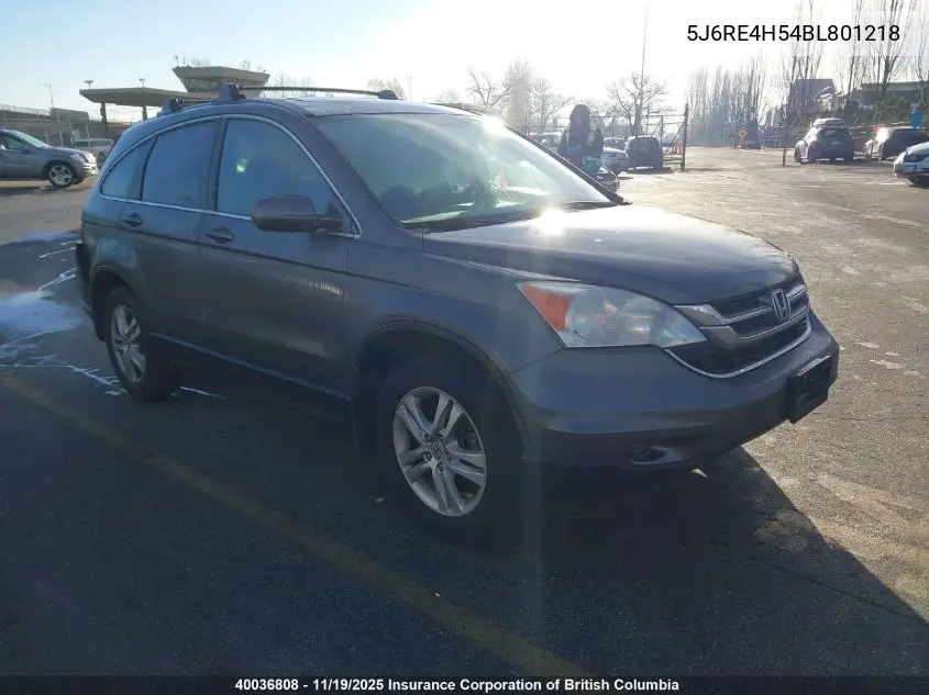 5J6RE4H54BL801218 2011 Honda Cr-V