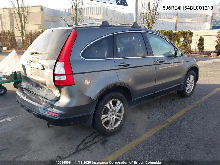 5J6RE4H54BL801218 2011 Honda Cr-V
