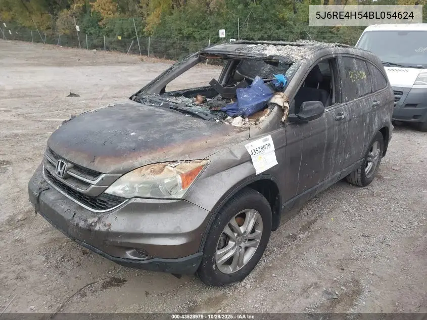5J6RE4H54BL054624 2011 Honda Cr-V Ex