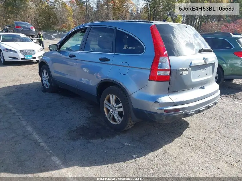 5J6RE4H53BL105689 2011 Honda Cr-V Ex